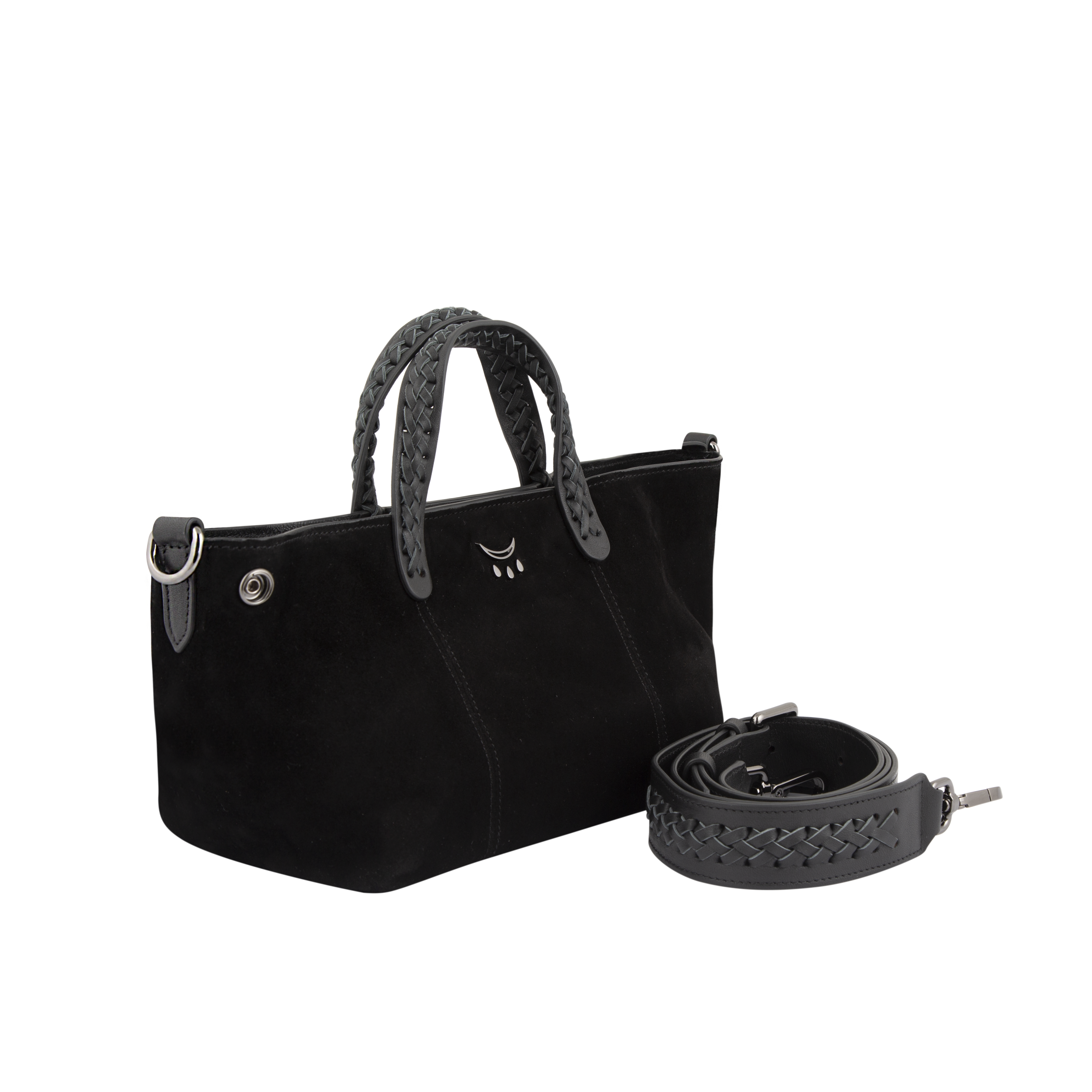 Mini Hemithea - Black Suede