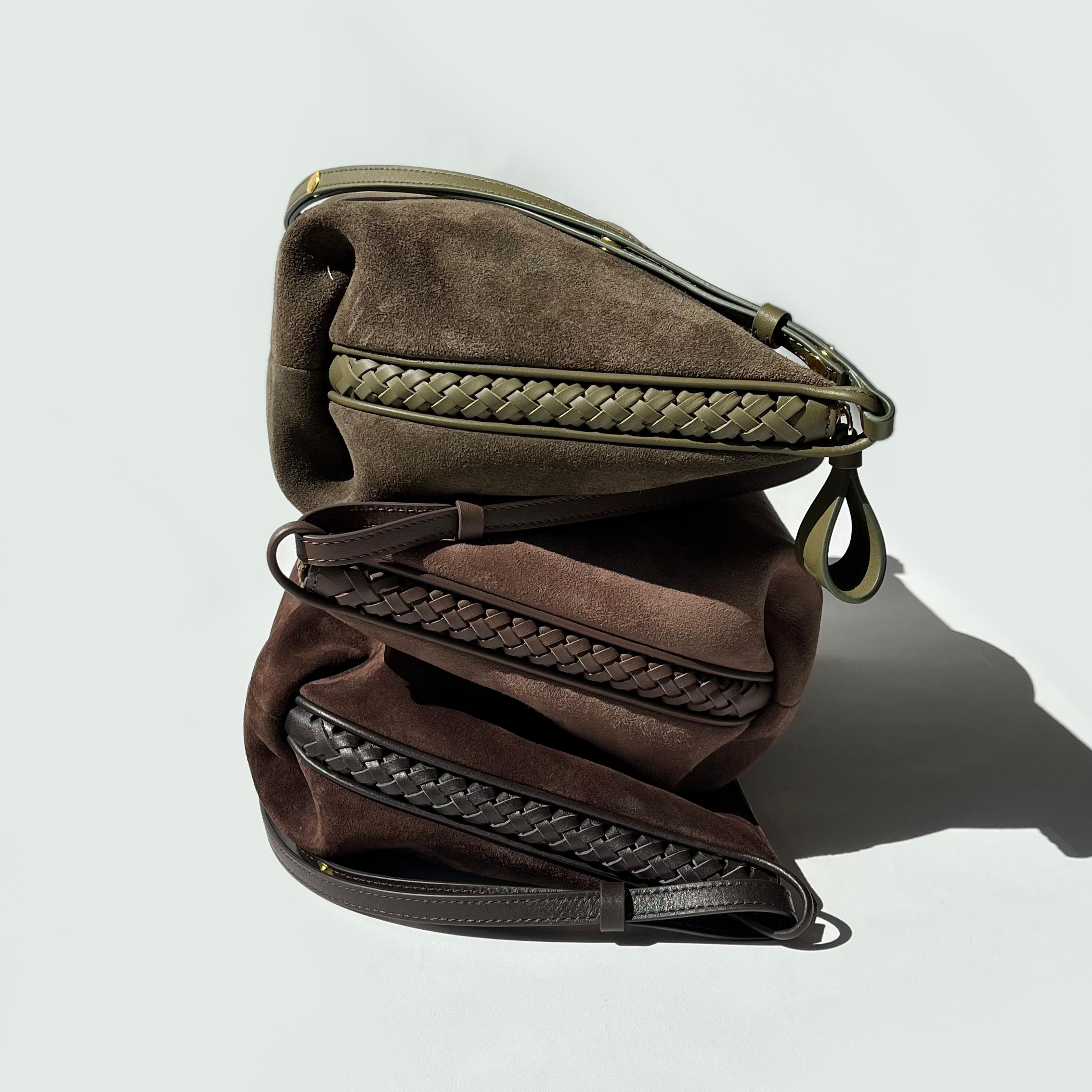 LUNA - OLIVE GREEN SUEDE