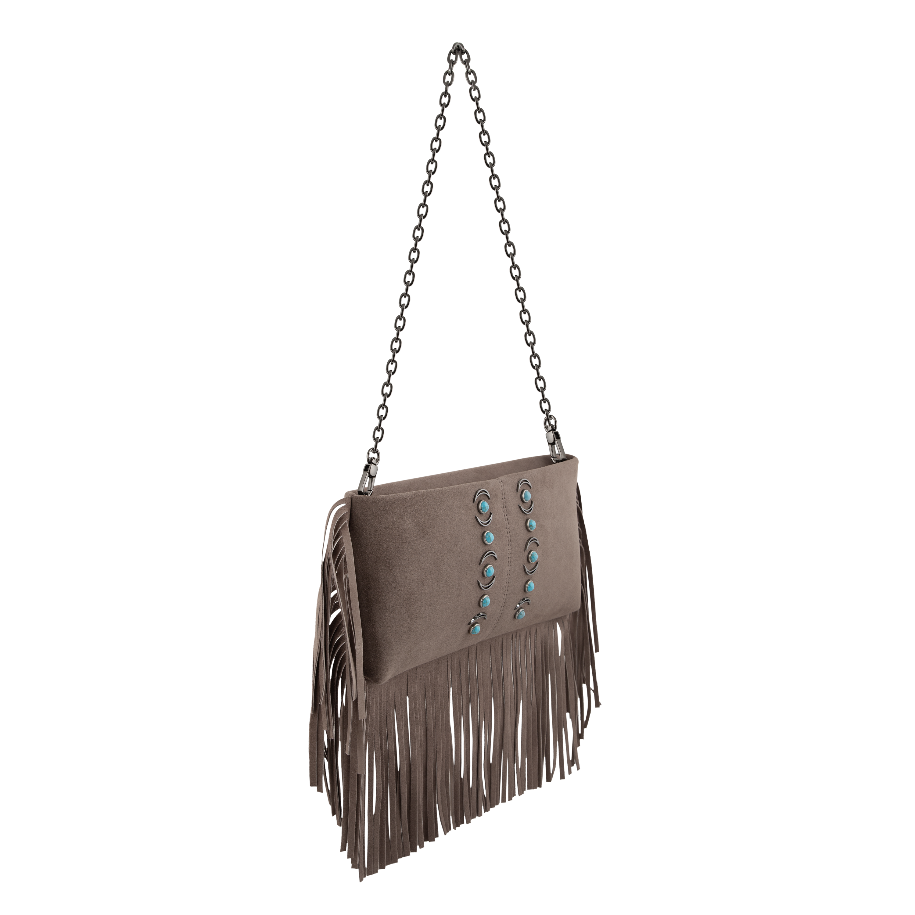 HERA - SAND SUEDE FRINGE